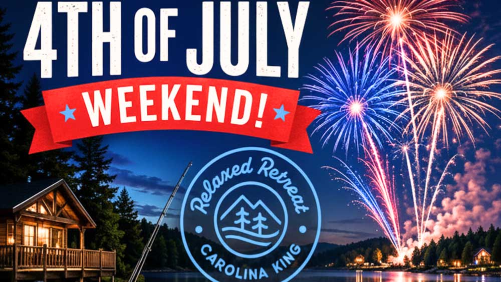 Join us on July 4th weekend for fishing and a fireworks show!